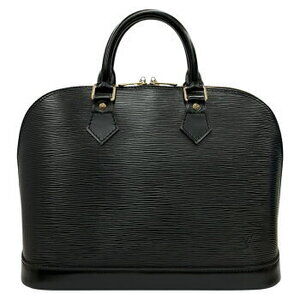 Louis Vuitton Alma Handbag Epi Noir Black